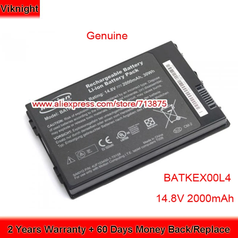 Оригинальный аккумулятор 14 8 в 2000 мАч BATKEX00L4 для планшета Motion J3500 J3600 T008 J3400 4UF103450 1