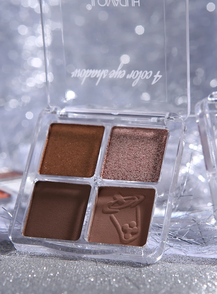 1 шт. макияж 4 цвета Тени для век матовые Перламутровые тени пигмент стойкие