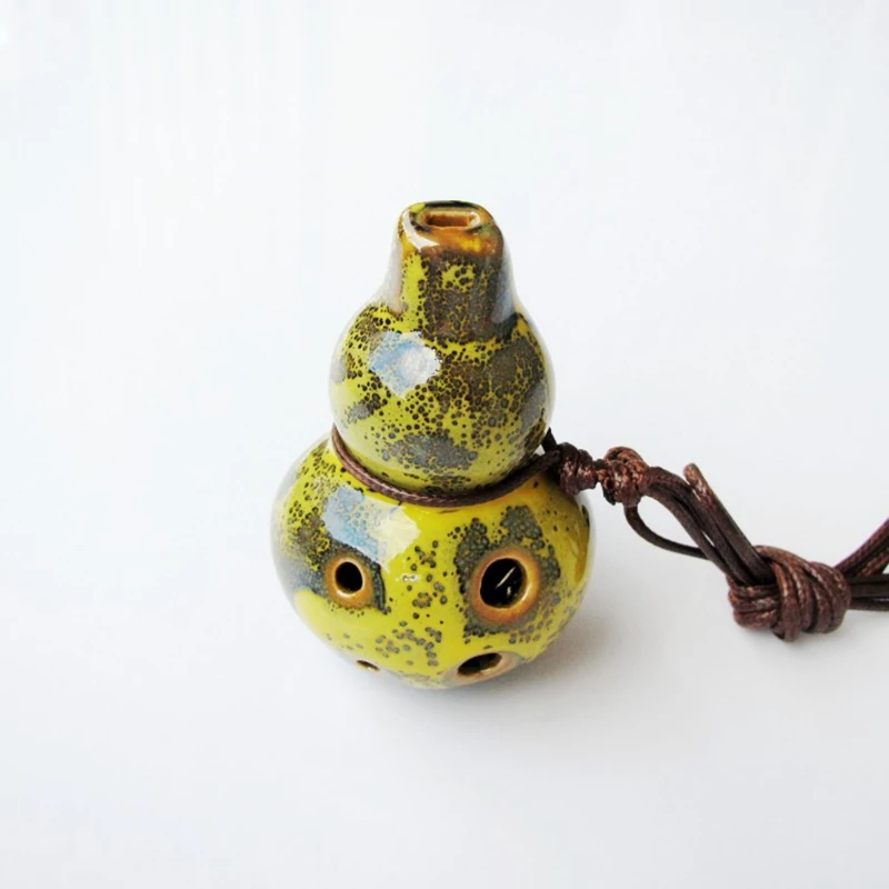 

Kiln Variant Ocarina 6 Holes Creative Gourd Modeling Lovely Children Portable C Key Beginners 7*4CM Gift Orff Musical Instrument