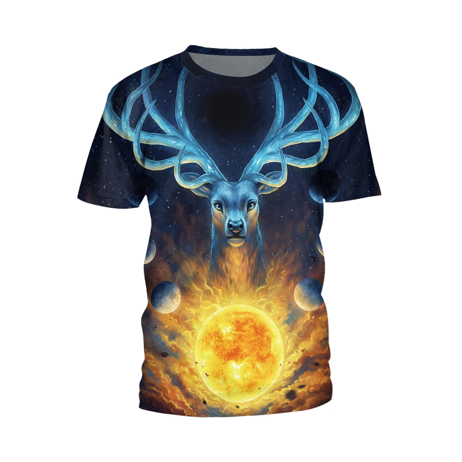 Armorhero готический стиль олень женские футболки дышащие свободные рубашки модная