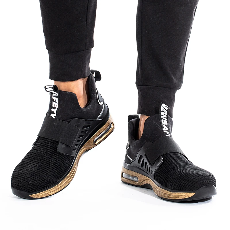 

Work Boots Portable Industrial Shoes Puncture Proof Wear-resisting Safety Men's Shoes Security Steel Toe Comfortable Light