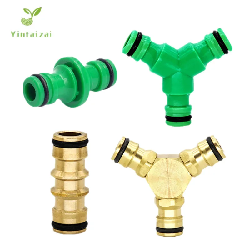 

Латунное Удлинительное соединение, 2-ходовые соединения для шлангов, пластиковый 3-ходовой соединитель для шланга, аксессуары для шлангов