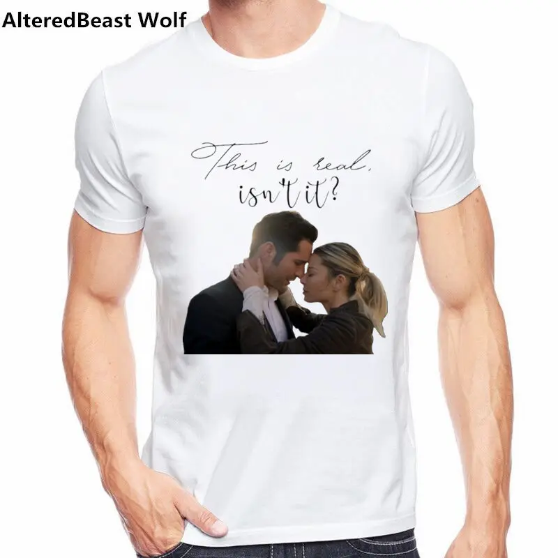 Мужская футболка с принтом Save Lucifer morningstar Повседневная в уличном стиле 2019|Мужские