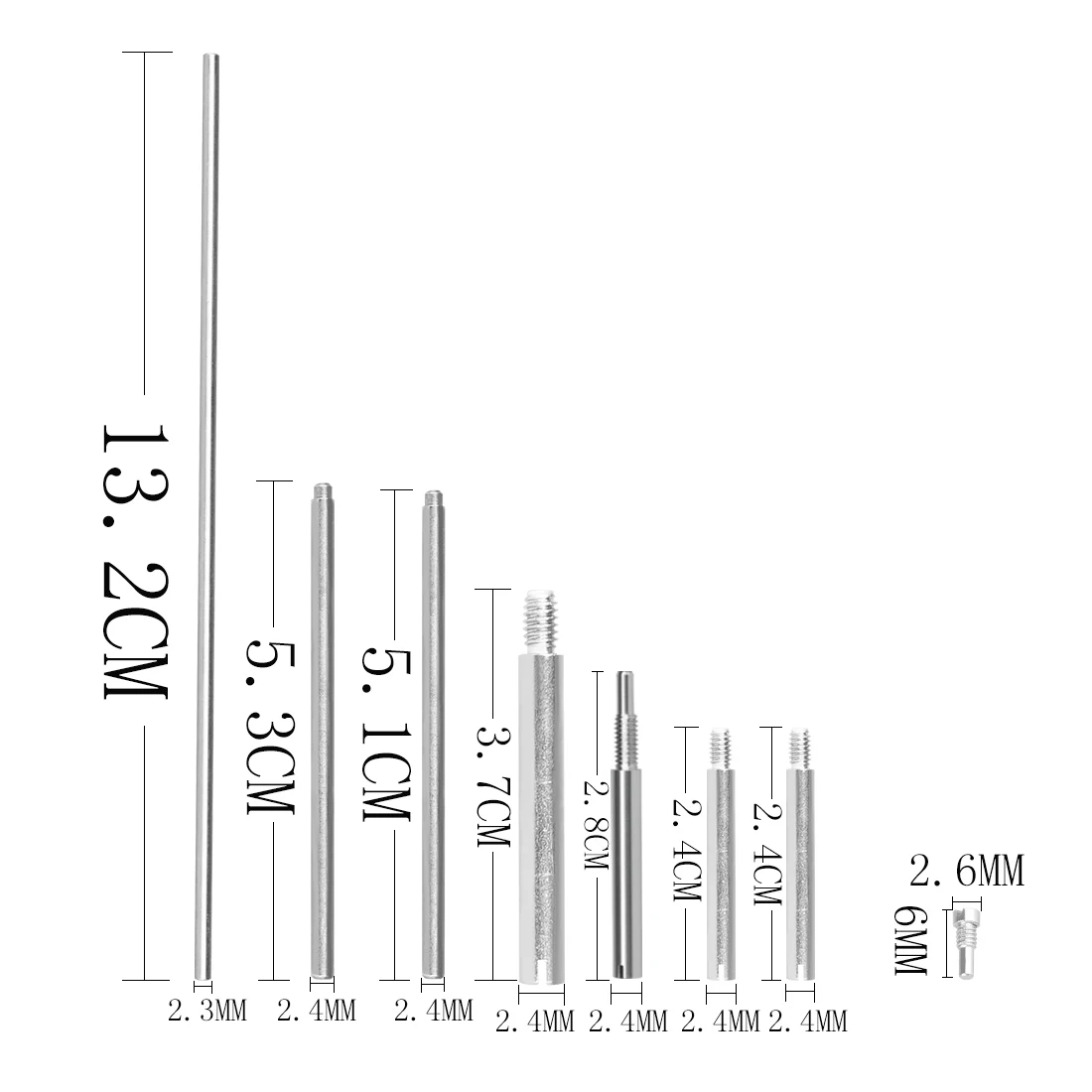 Винтовые инструменты M MBAT маленького размера стальной вал короткая канавка