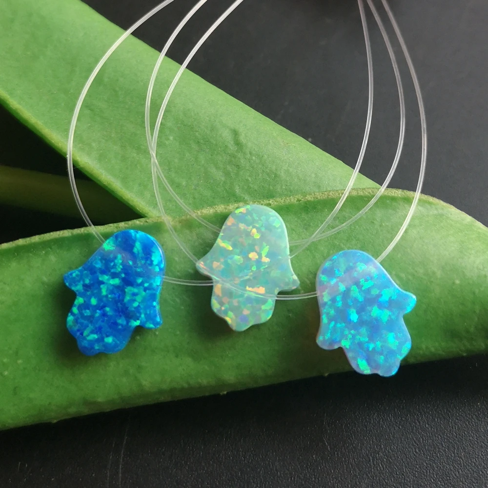 Акция! Женское Ожерелье с опалом 11x13 мм|Подвески| |