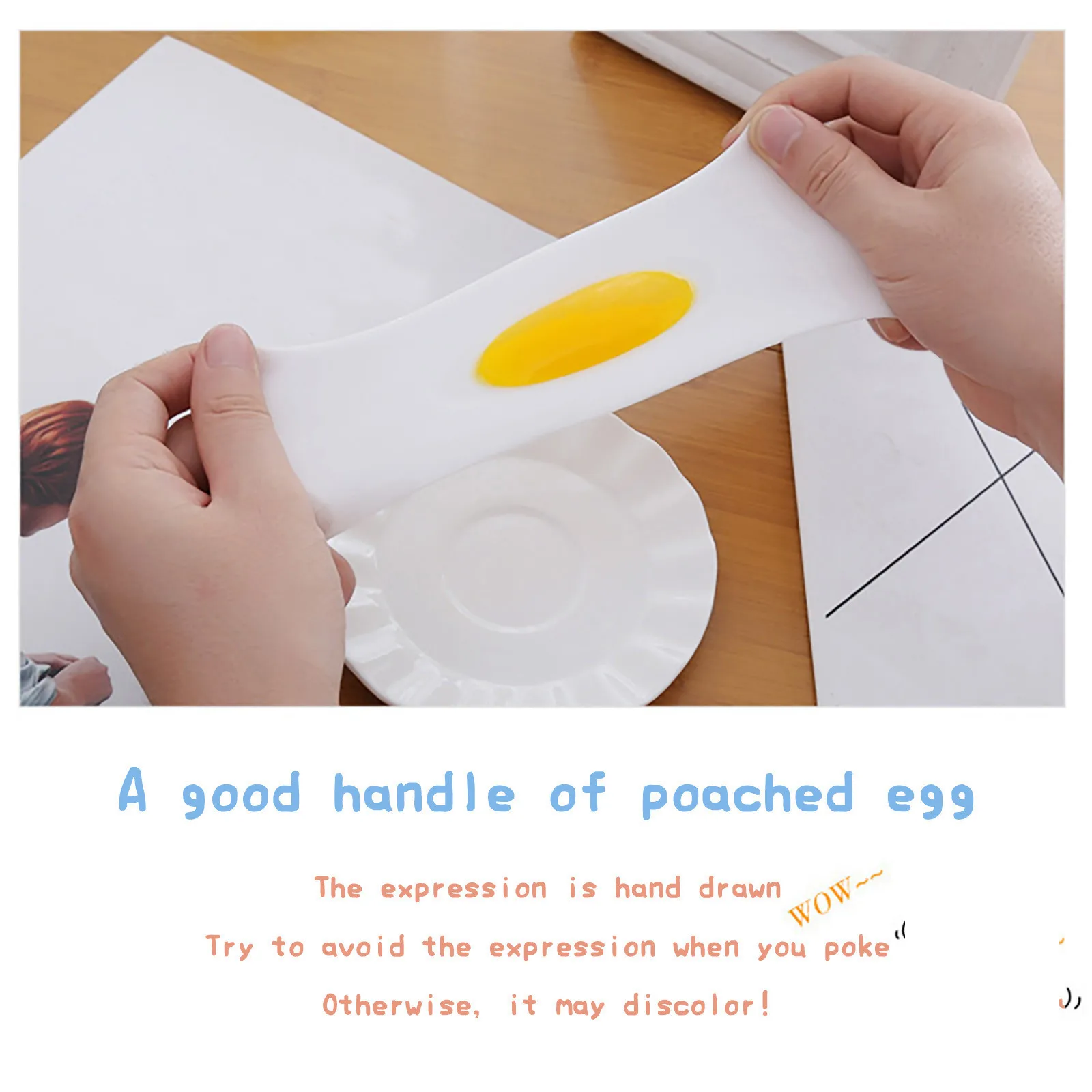 

Hot Sale 1pc/2pcs Lovely Fried Egg Relieve Stress Toys Omelette Anti-stress Adults Kids Healing Toy Pressure Reliever Relief