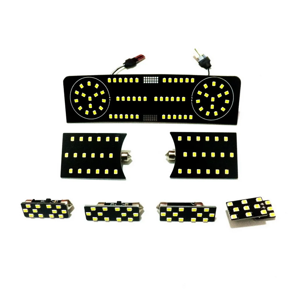 

Лампы для чтения интерьера автомобиля July King, фонари для Volkswagen Tiguan без Sunroof, версия 2008-2015, 7 шт., 6000K, 2835SMD