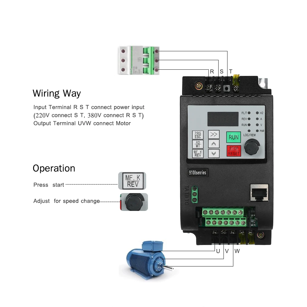 Фото Hot VFD 380v 1.5kw/2kw Variable Frequency Drive AC Inverter For CNC motor in VxF Vector control Speed Control Обустройство дома Hot VFD 380v 1.5kw/2kw Variable Frequency Drive AC Inverter For CNC motor in VxF Vector control Speed Control Обустройство дома