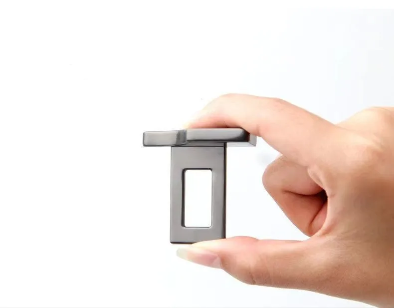 1 шт. Скрытая цинковый сплав автомобильный ремень безопасности пряжка зажим