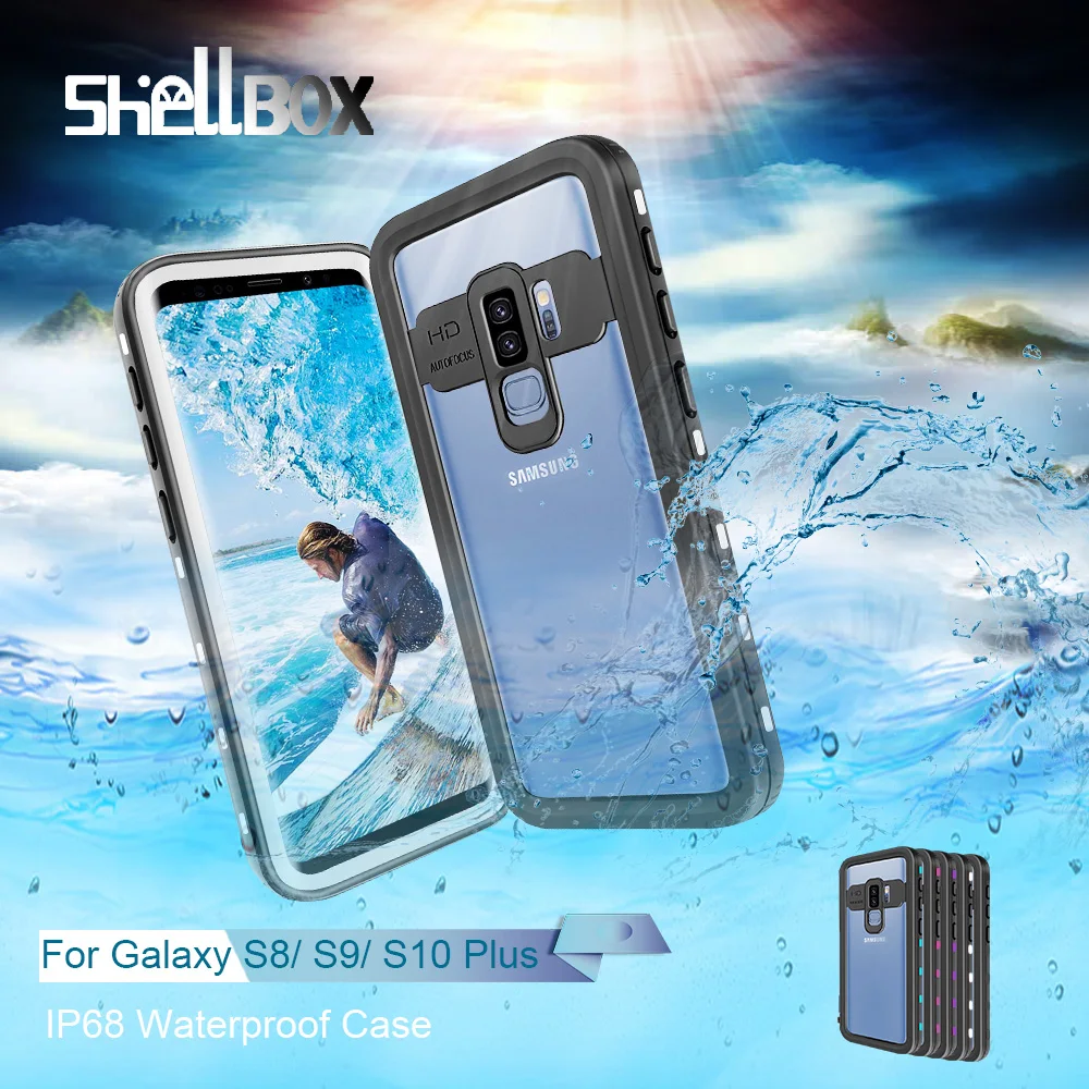 IP68 Водонепроницаемый чехол для телефона Samsung Note 20 10 9 360 Защитный Galaxy S20 Ultra S9 S10 Plus