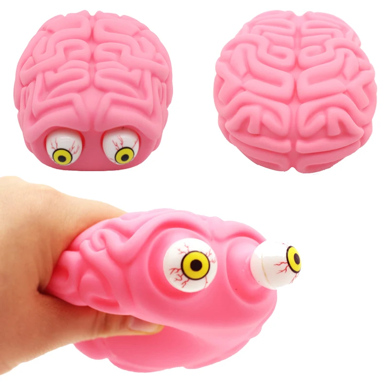 

Creativity vent Squeeze Toy Brain Burst Eyes Stress Reliever Toys Adult Antistress Hand Sensory Brain Children Toys Gifts