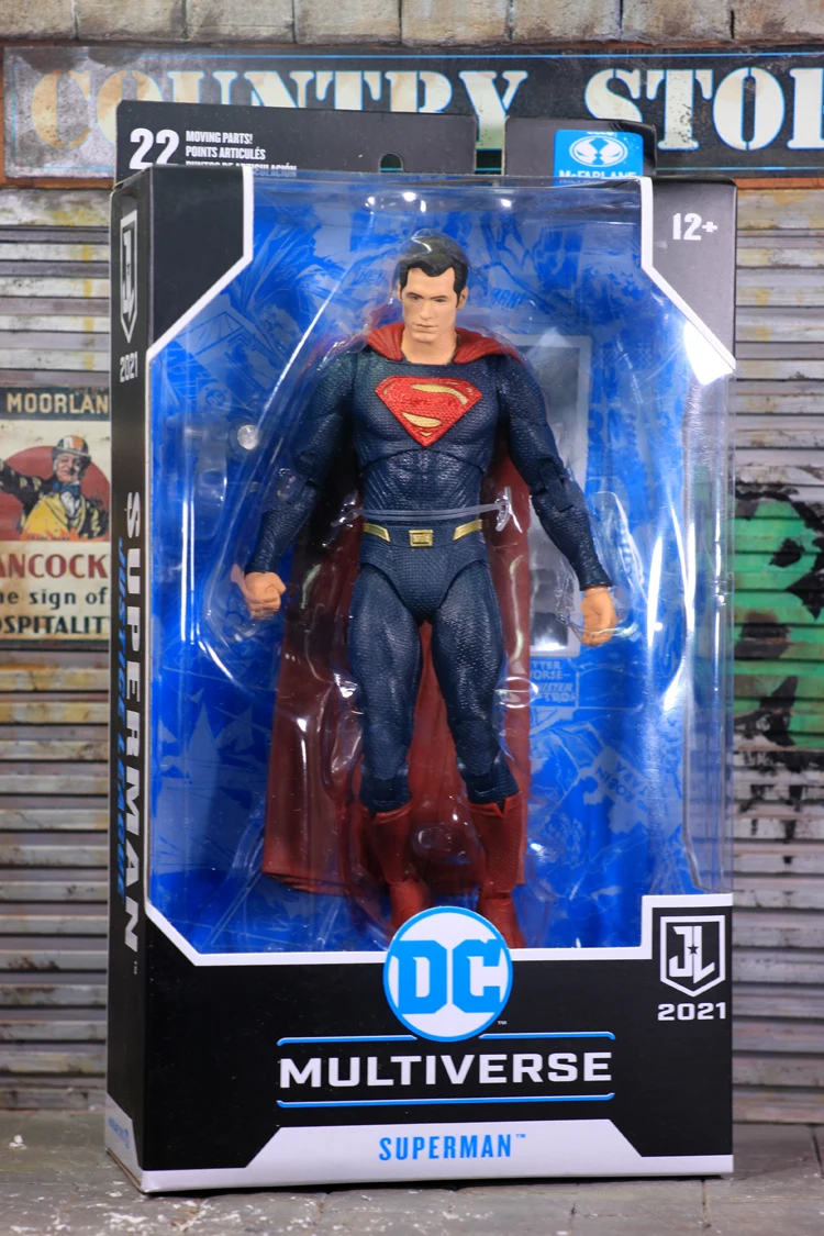 Купить McFarlane DC Лига Справедливости Бэтмен вспышка Супермен Аквамен киборг Темный Сеид Steppenwolf Сочлененная фигурка модель игрушки 17 см