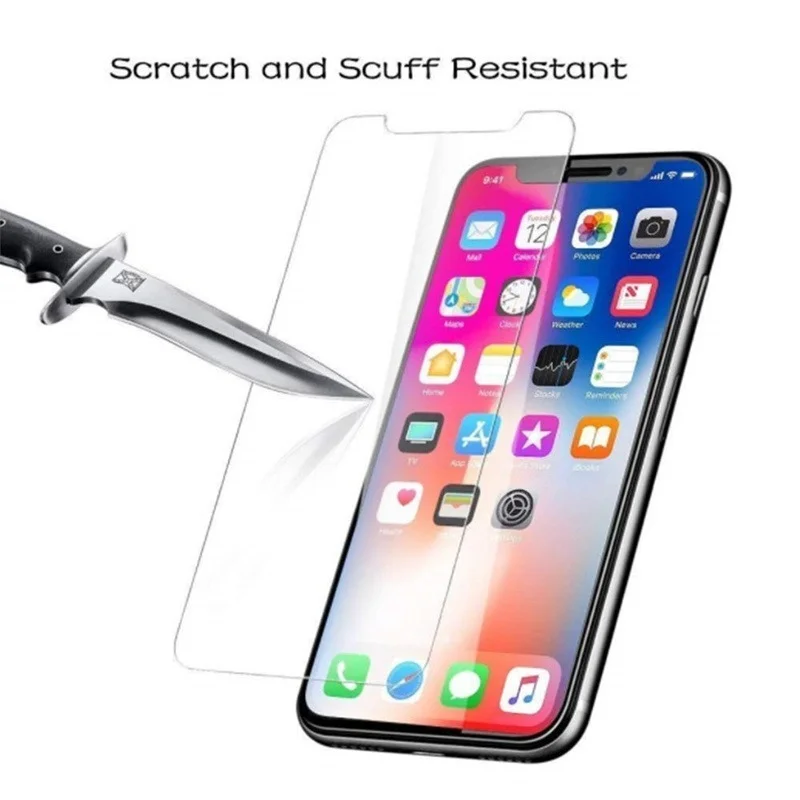 Защитное закаленное стекло для IPhone 12 13 Pro Max XS XR X 8 7 6 Plus SE 2020 3 шт. | Мобильные