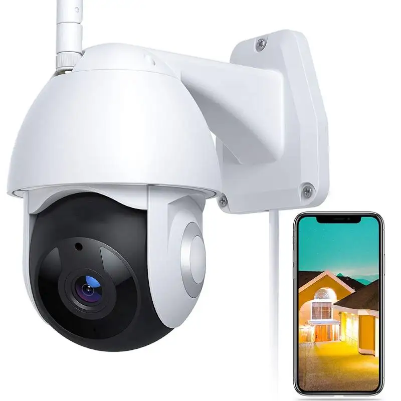 

360Â° View WiFi Home Security Camera System 1080P with IP66 Weatherproof Motion Detection Night Vision 2-Way Audio Cloud Camera