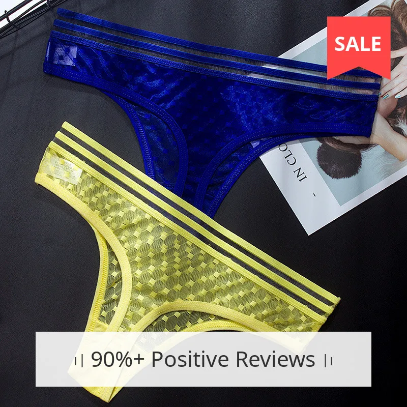 Шорты для йоги сексуальные женские хлопковые сетчатые прозрачные трусики