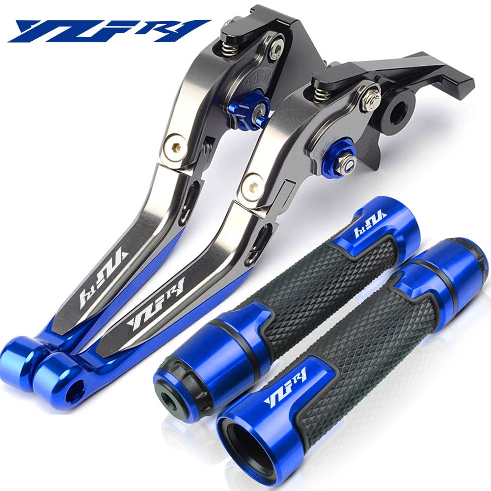 For Yamaha YZF R1 YZFR1 YZF-R1 1999 2000 2002 Motorcycle CNC Adjustable Extendable Folding Brake Clutch Lever Handle Hand Grips |