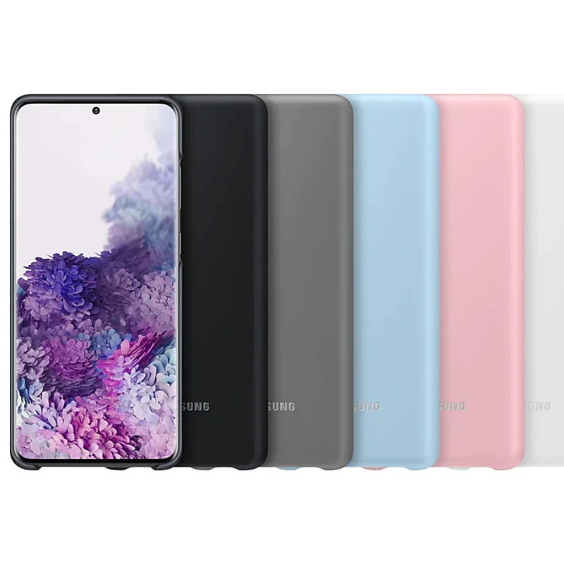 Оригинальный Смарт Чехол Samsung для Galaxy S20 Ultra + plus с эффектом эмоционального