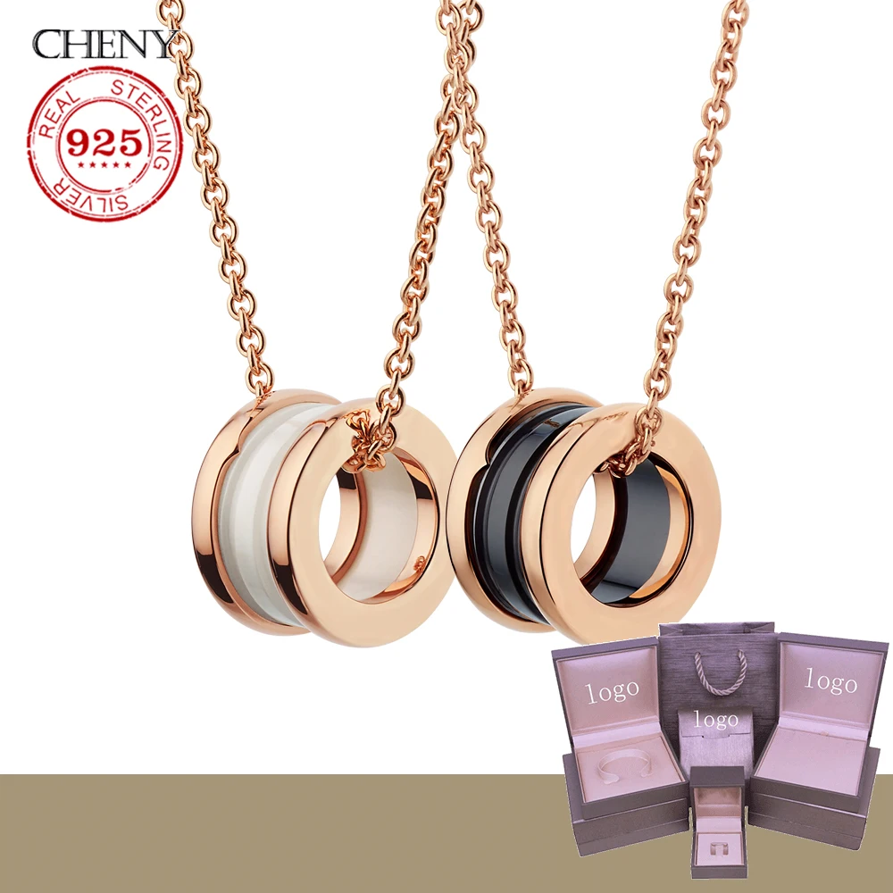 

cheny classical necklace 925 sterling silver fashion personality jewelry party decoration choker for couple lovers'