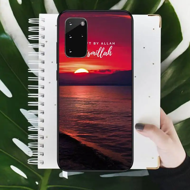 

Islamic Muslim Bismillah Phone Case For Samsung galaxy S 9 10 20 A 10 21 30 31 40 50 51 71 s note 20 j 4 2018 plus