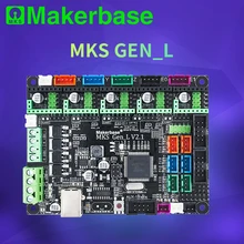 Makerbase MKS Gen_L 2.1 Papan Kontrol Suku Cadang Printer 3D Mendukung TMC2209 2208 Uart Mode Gen L