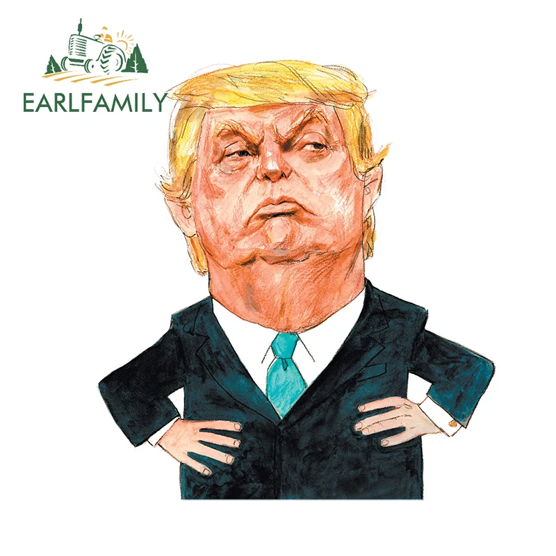 EARLFAMILY 13 см x 11 7 для Трампа виниловые автомобильные наклейки граффити