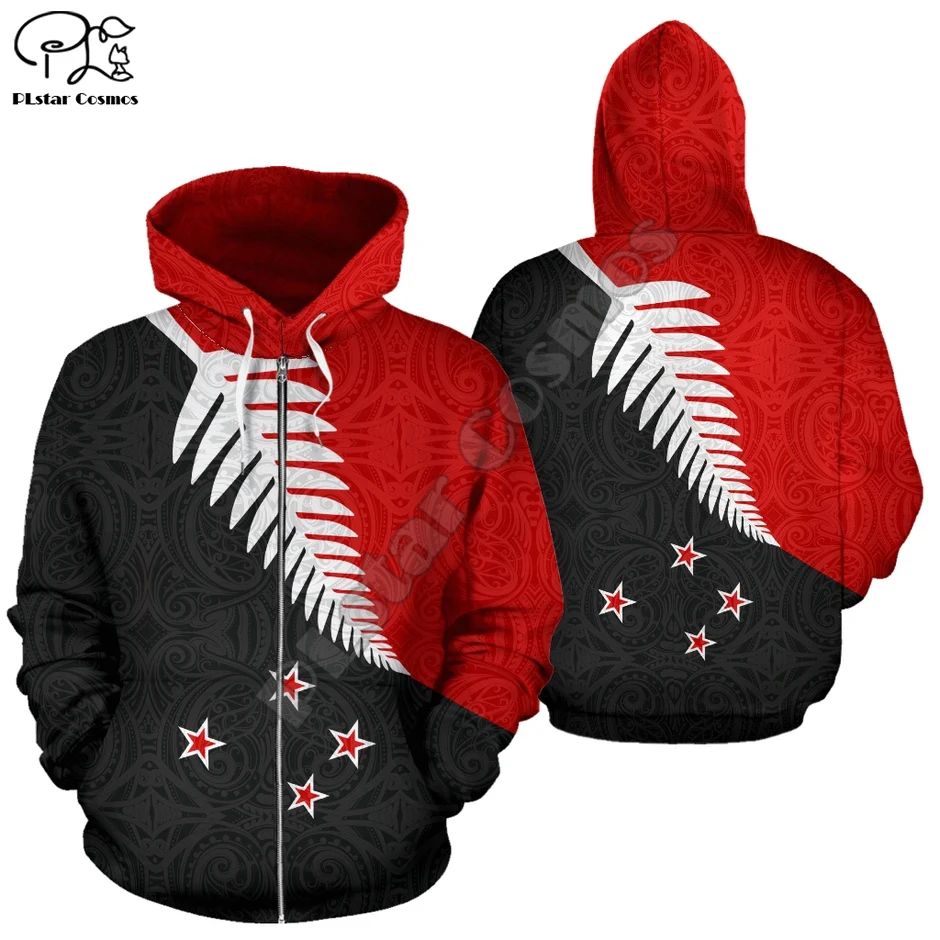 

NewFashion New Zealand Maori Tribe Aotearoa Country Flag Retro Tattoo Tracksuit Men/Women Pullover Streetwear 3DPrint hoodies 14