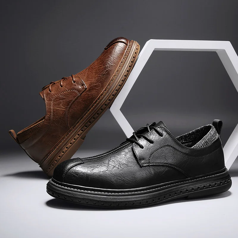 

Mens Shoes Casual Winter Shoes Men Autumn Men's Leather Man Scarpa Uomo Fashion Large Size For Casual Shoes-for-men Sneakers