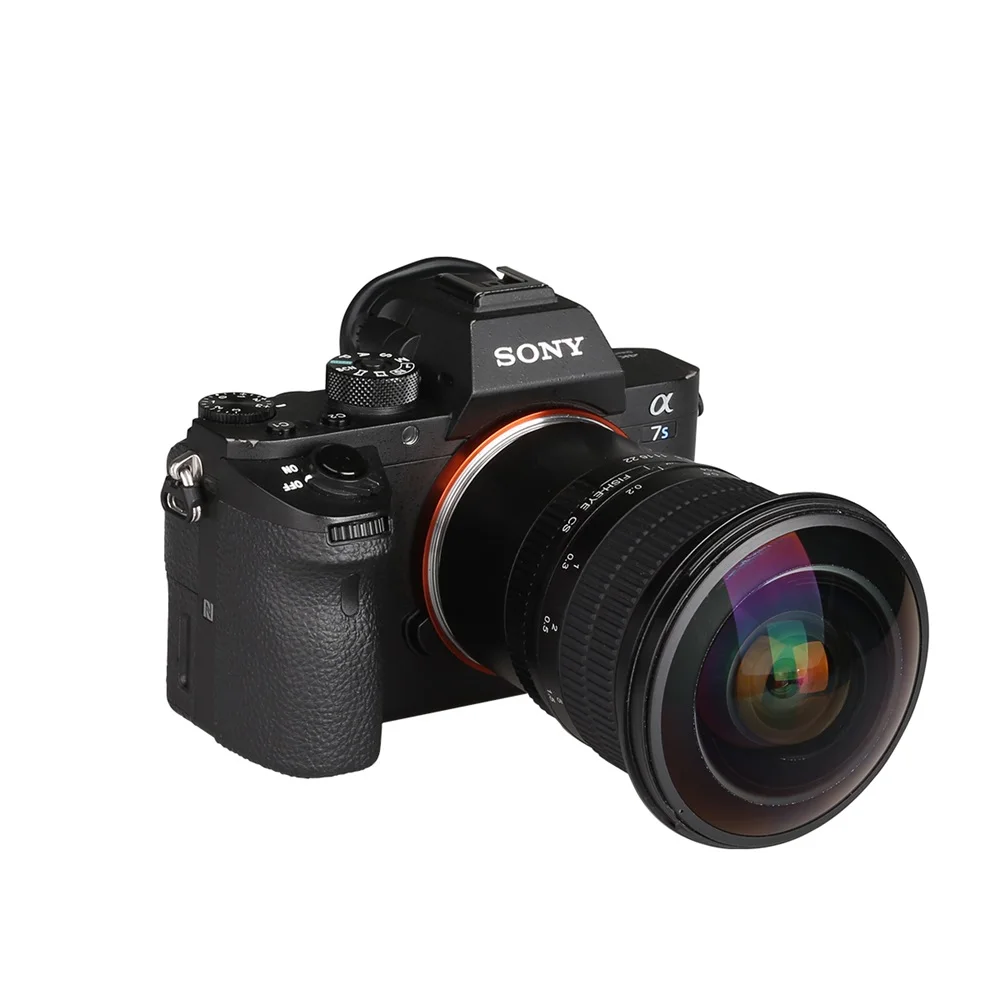 Meike 8 мм F3.5 диафрагма ультра широкоугольный объектив рыбий глаз эффекты ручная