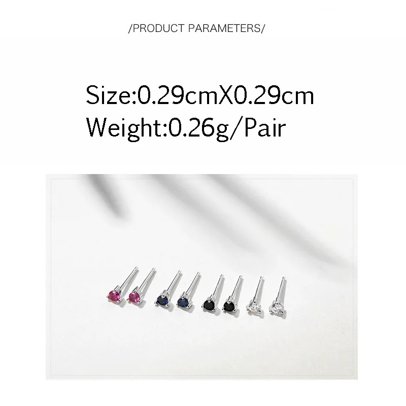 Женские серьги-гвоздики из кубического циркония ElfoPlataSi серьги серебра 925 пробы с