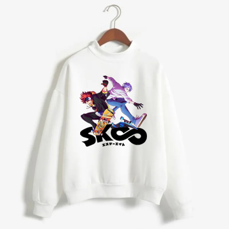 Mens Hip Hop Streetwear Harajuku Sweater Japanese Style Anime SK8 the Infinity Sweater Autumn Cotton Pullover