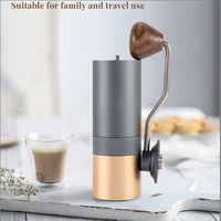 fellinss kf502 manual coffee grinder household kitchen mini coffee grinder aluminum alloy coffee bean grinder with sus420 burr