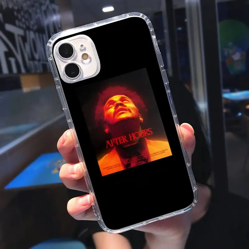 

The Weeknd After Hours rapper Phone Case Transparent soft For iphone 5 5s 5c se 6 6s 7 8 11 12 plus mini x xs xr pro max