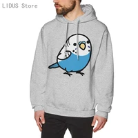 chubby blue budgie male hoodie sweatshirts harajuku creativity streetwear hoodies
