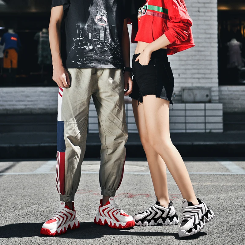 

Autumn Men Casual Shoes Unisex Fashion Sneakers Lightweight Comfortable Women's Platform Shoes Outdoor Women's Chunky Trainers