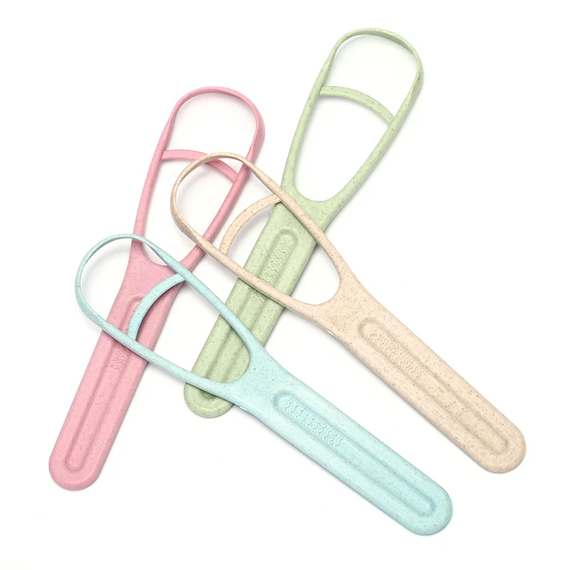 1 шт. пшеничный стебель уход за полостью рта язык скребок очиститель зубная щетка