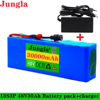 new 48v lithium ion battery 30ah 1000w 13s3p lithium ion battery for 54 6v e bike electric bicycle scooter with bms charger