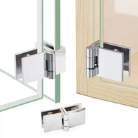 2pcssets non perforated glass hinge zinc alloy glass door hinge glass hinge wine cabinet hinge glass door hinge