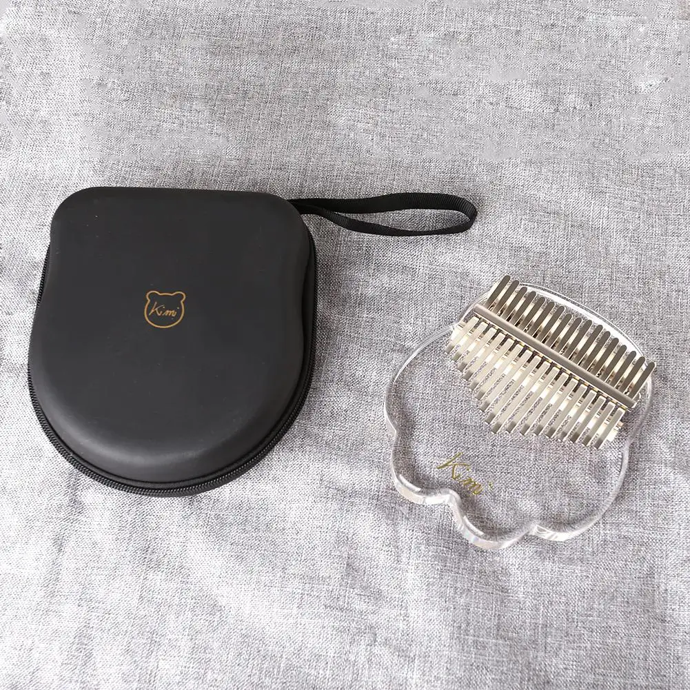 Милая кошачья лапа в форме 17 ключом акриловая пианино для больших пальцев