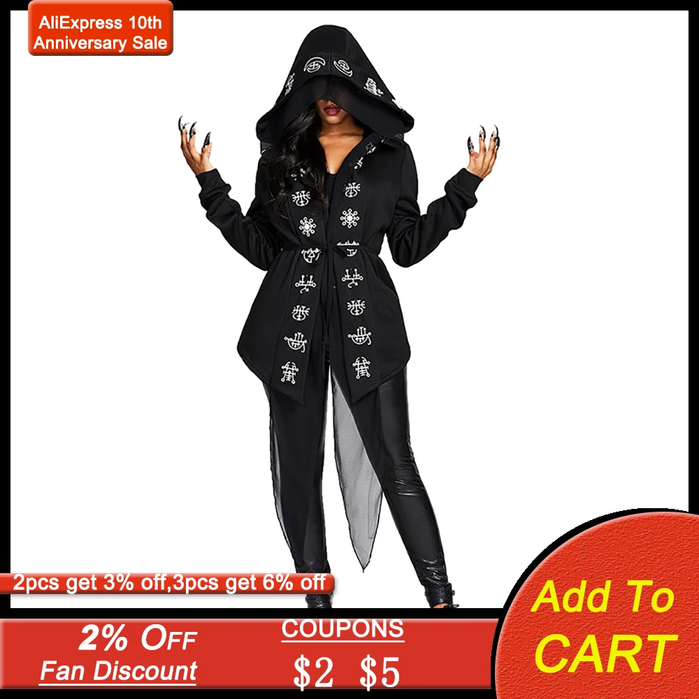 Rosetic готическое длинное пальто для женщин повседневный Топ осенняя мода цветной