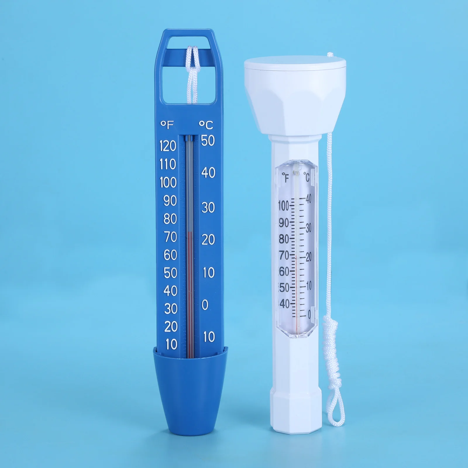 

2pcs Water Floating Thermometer Swimming Pool Temperature Measure ABS Easy to Read Fahrenheit&Celsius Spa Hot Tub Bath Pond