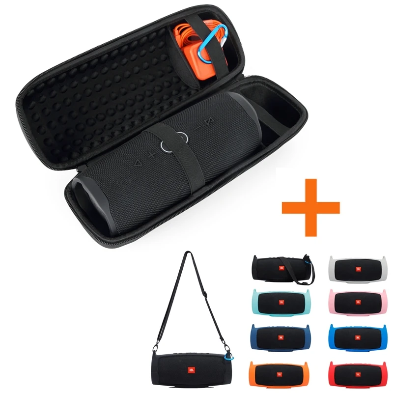 

Newest Hard Travel Bags Carry Storage Box + Soft Silicone Case For JBL Charge 4 Bluetooth Speaker for JBL Charge4 Case