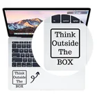 Обдумайте коробки Цитата трекпад наклейка для ноутбука наклейки для MacBook Air Pro Retina 11, 12, 13, 15 дюймов Mac Book арт сенсорной панели кожи