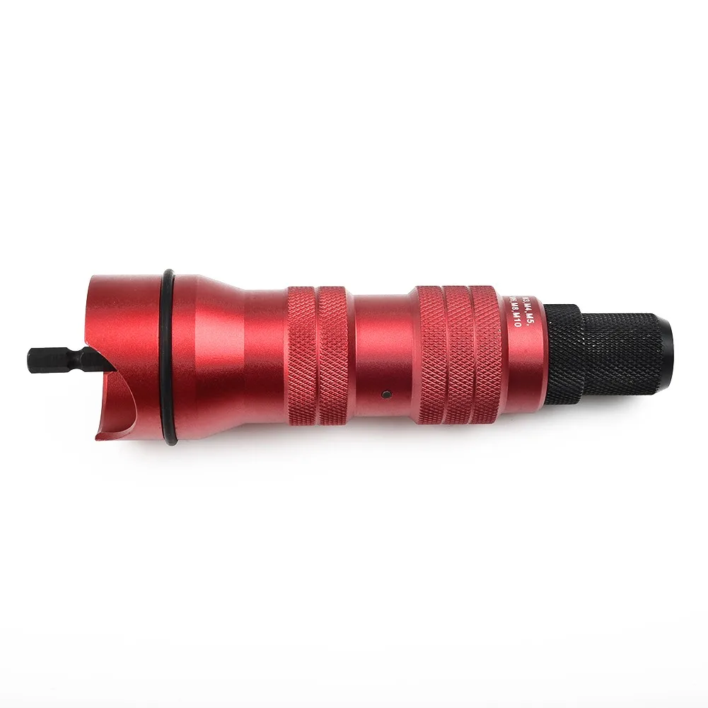 

M3-M10 Rivet Nut Attachment For Drilling Machine Or Cordless Screwdriver Adapter Insert Electric Rivet Nut Tool Riveting Device