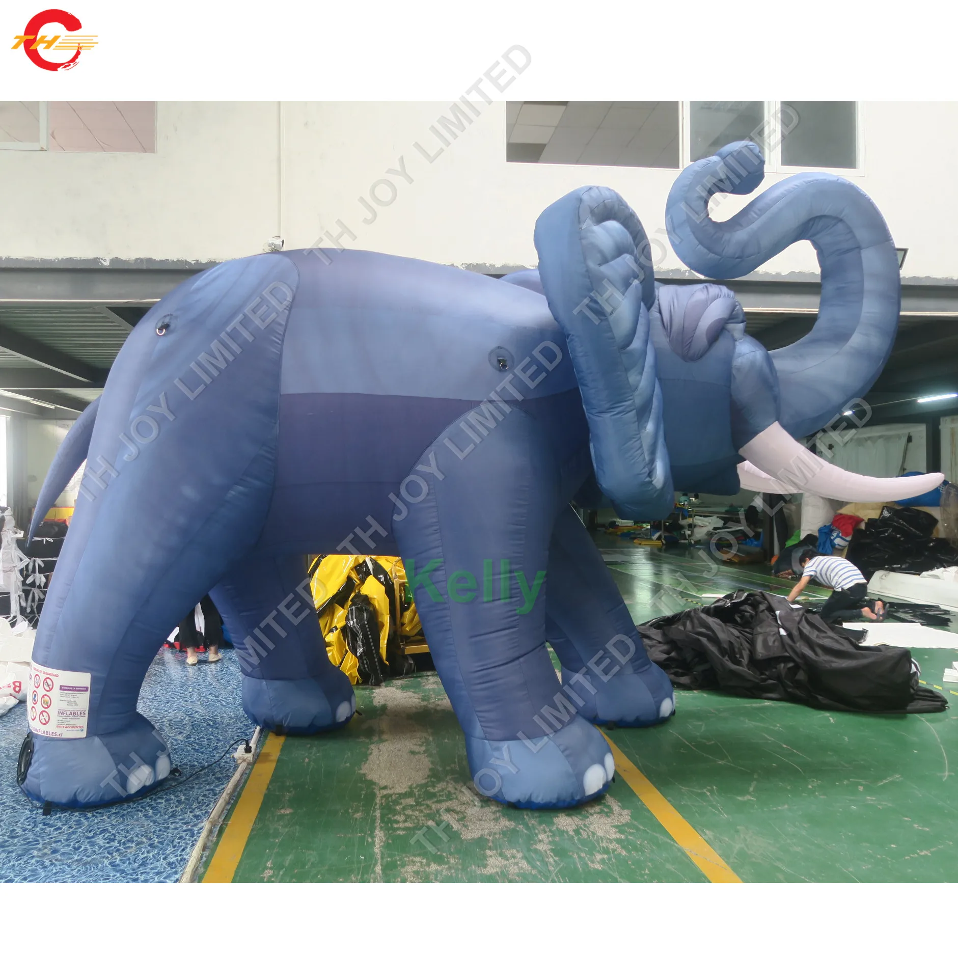 Бесплатная доставка воздуха к двери гигантский надувной слон воздушный шар для
