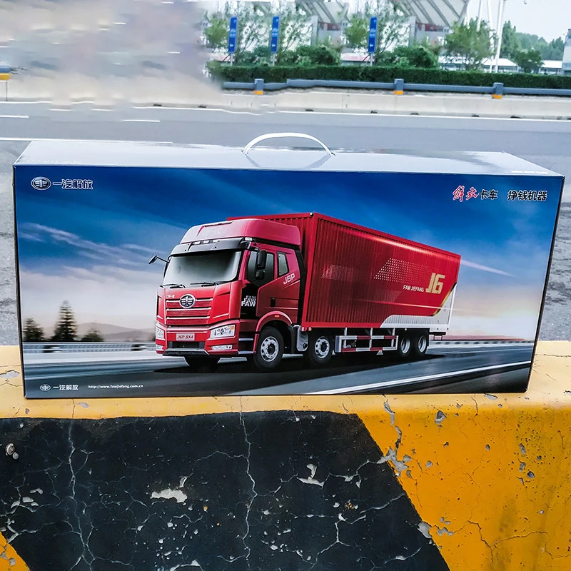 Масштаб 1:24 FAW Jiefang J6 грузовик литье под давлением модель из сплава 8X4