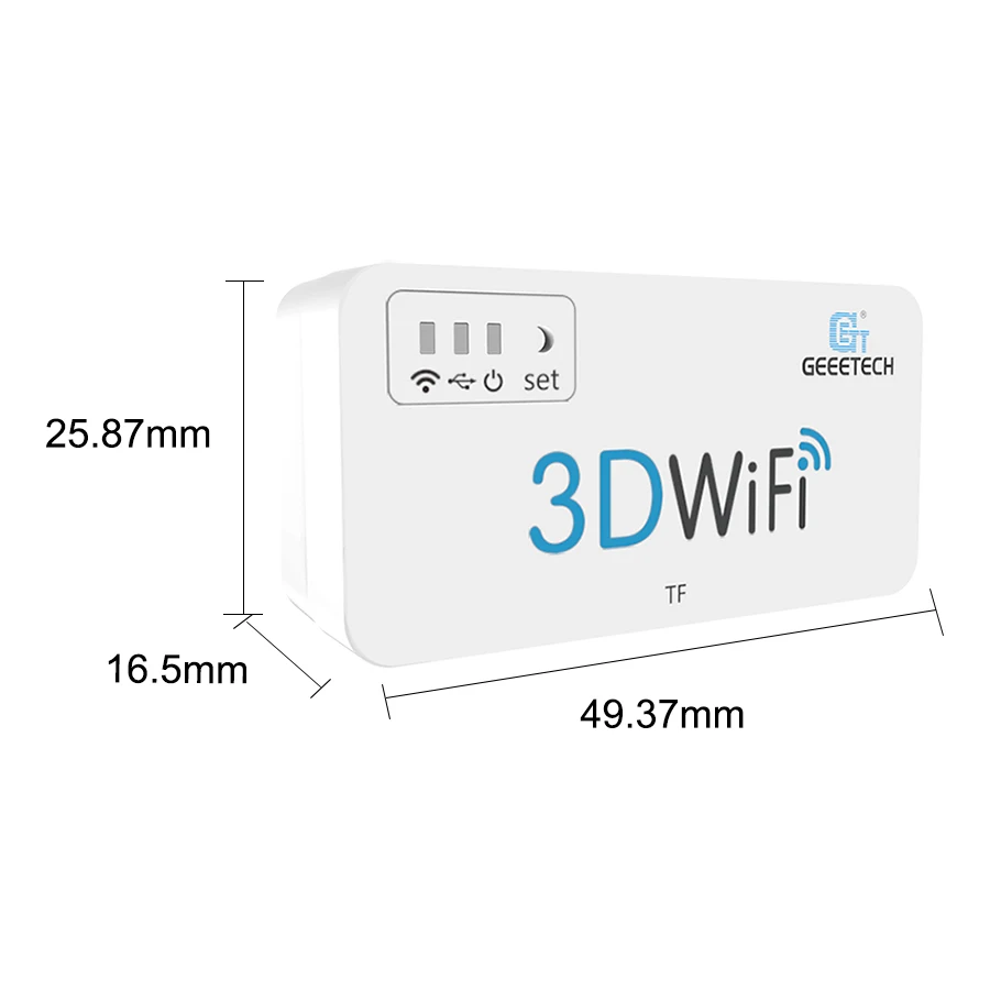 3D WiFi модуль 3d принтер запчасти и аксессуары с tf-картой USB2.0 Поддержка беспроводной