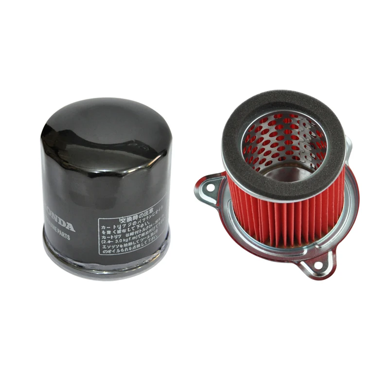 Мотоциклетный масляный фильтр и воздухозаборник для Honda XL600 1987-2000 XRV650 1988-1990 XRV750 Africa Twin 1990-1992