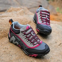 2021 new hiking shoes men and women couples leather outdoor sports shoes waterproof non slip hiking breathable travel shoes