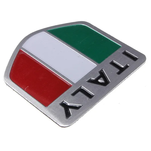 Hot Sale 5cm x Auto Alloy Metal 3D Emblem Badge Racing Sports Decals Sticker For ITALY Italian Flag | Автомобили и мотоциклы