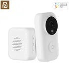 Youpin Zero AI распознавание лица 720P ИК Ночное Видение видео дверной звонок набор обнаружения движения SMS Push Intercom бесплатное Облачное хранилище
